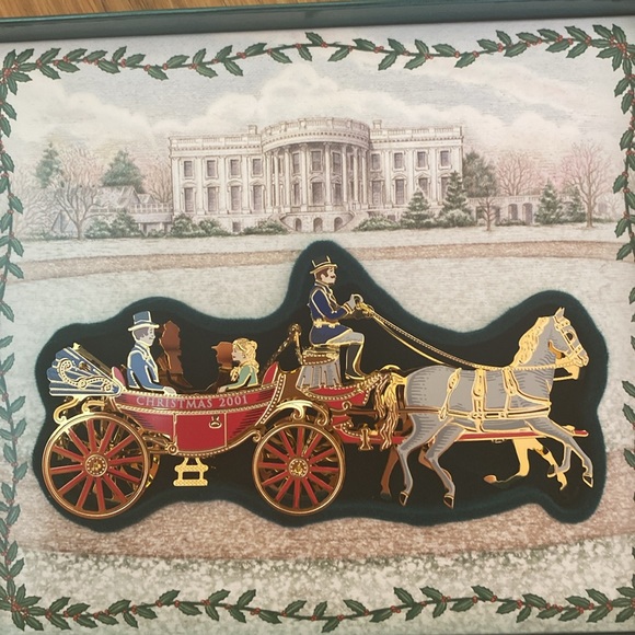 5 White House Historical Christmas Ornaments very good condition with bo… - Picture 7 of 16